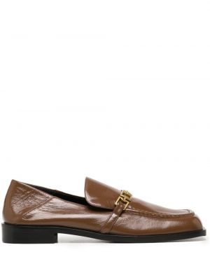 Skinn loafers Manu Atelier brun