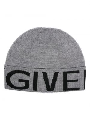 Вълнена шапка Givenchy сиво