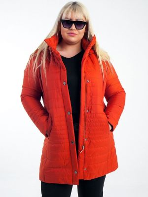 Kapucnis kabát By Saygı narancsszínű
