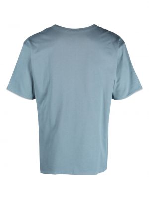 T-shirt aus baumwoll mit print Needles blau