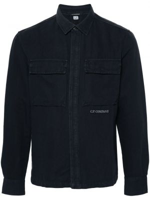 Siuvinėta marškiniai C.p. Company mėlyna