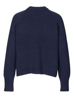 Sweter z falbankami Cecilie Bahnsen niebieski