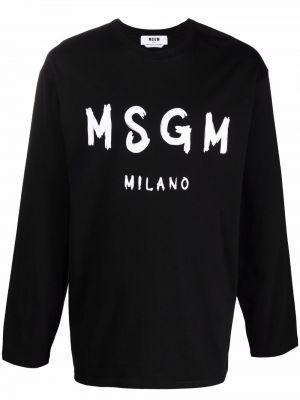 Sweatshirt Msgm schwarz