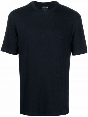 Camiseta manga corta Giorgio Armani azul