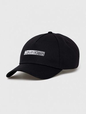 Pamučna kapa s printom Calvin Klein