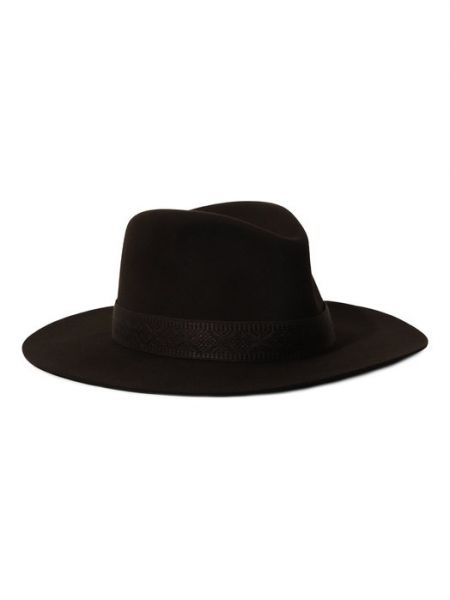 Фетровая шляпа Stefano Ricci коричневая