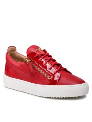 Sneakersy Giuseppe Zanotti - czerwony