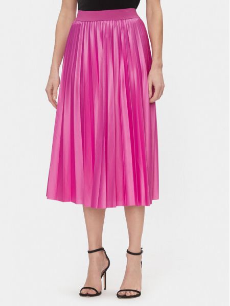 Розовая плиссированная юбка Vila