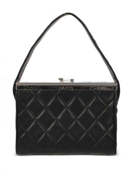 Prošivena torba za preko ramena Chanel Pre-owned crna