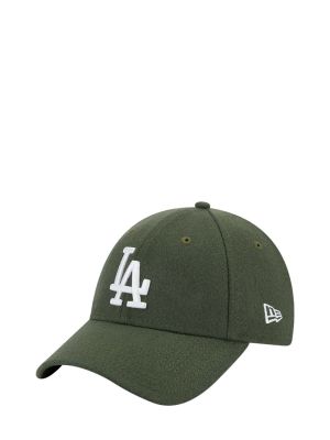 Вълнена шапка с козирки New Era зелено
