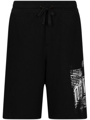 Shorts de sport en coton à imprimé Dolce & Gabbana Dgvib3