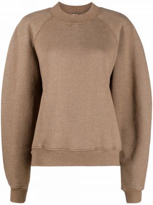 Pull col rond Agolde marron