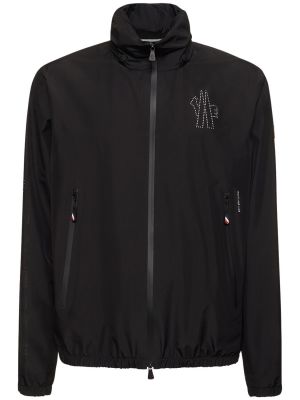 Najlonska jakna Moncler Grenoble crna
