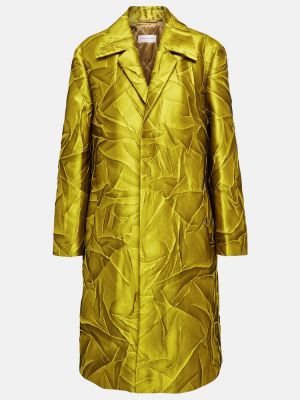 Krátký kabát Dries Van Noten žlutý
