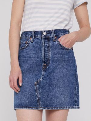 Levi's Spódnica jeansowa mini prosta Levi's