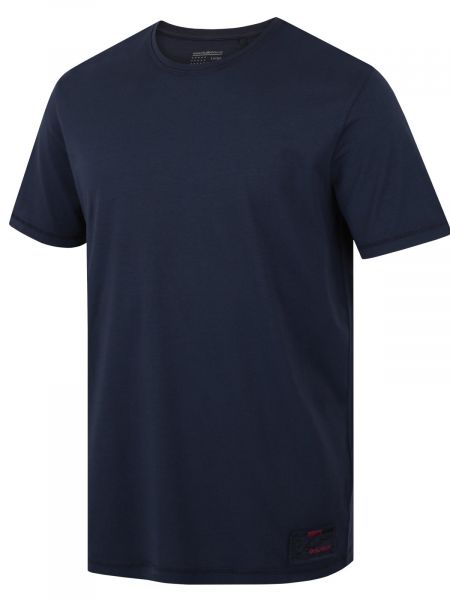 Medvilninis polo marškinėliai Husky mėlyna