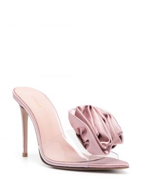 Transparente geblümte sandale Le Silla pink