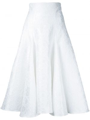 Midi sukně Bambah - Bílá