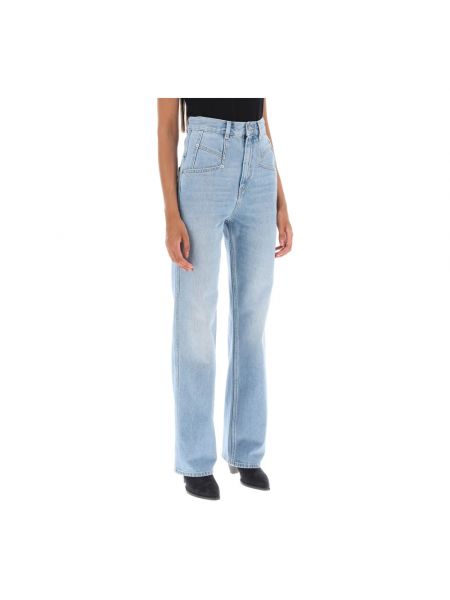 Straight jeans ausgestellt Isabel Marant blau