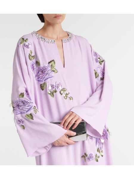 Maksi kleita Carolina Herrera violets