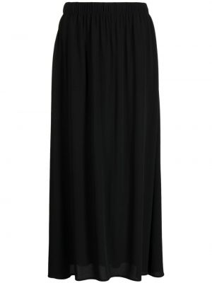 Hodvábna sukňa Eileen Fisher čierna