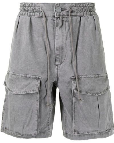 Pantalones cortos cargo con cordones Five Cm gris