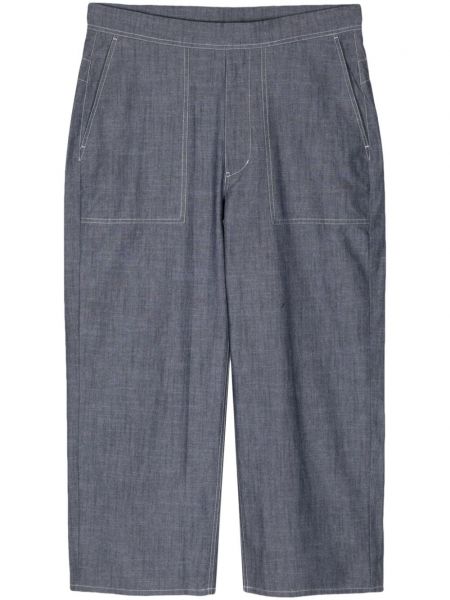 Pantalon droit en coton Alpha Industries bleu