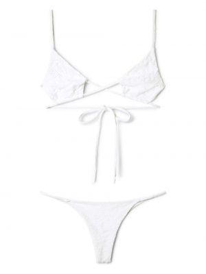 Jacquard bikini Off-white fehér