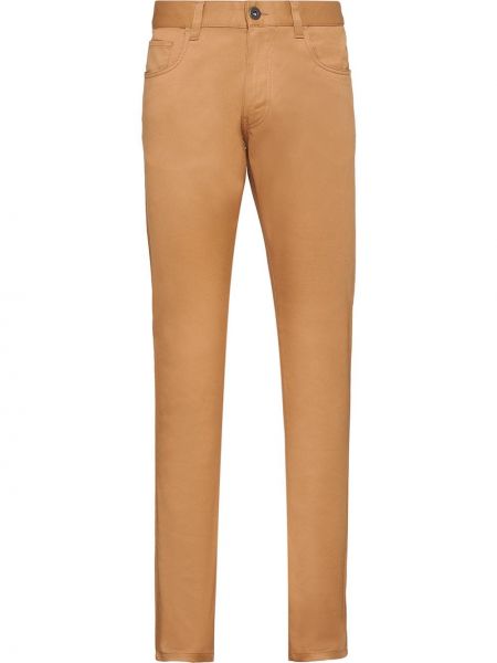 Pantalon avec poches Prada marron