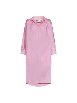 Sukienka koszulowa Marni różowa