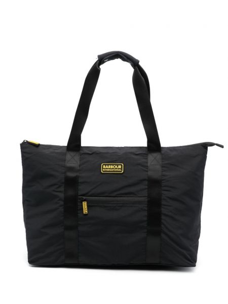 Τσάντα laptop Barbour International μαύρο