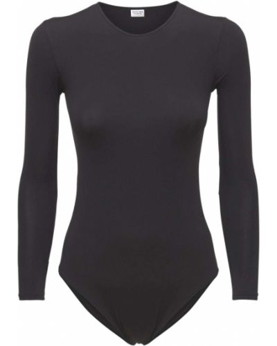 Body de tela jersey Balenciaga negro