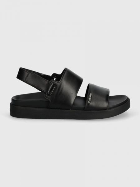 Sandale bez pete Calvin Klein crna