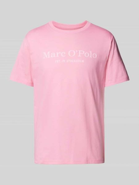 Koszulka z nadrukiem Marc O'polo różowa