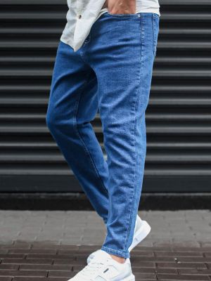 Панталони jogger Madmext синьо