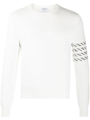 Jersey de tela jersey Thom Browne blanco