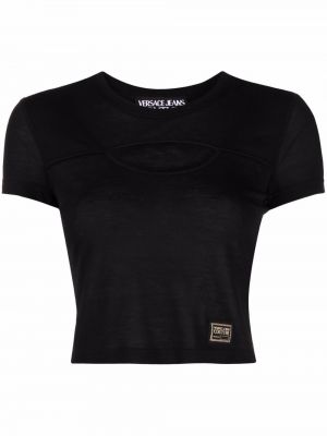 Camiseta manga corta Versace Jeans Couture negro