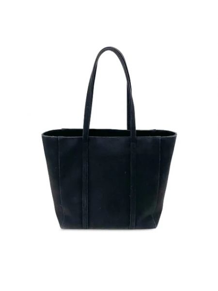 Retro leder shopper handtasche Balenciaga Vintage schwarz