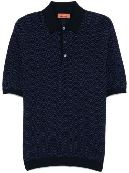 Poloshirt Missoni blå