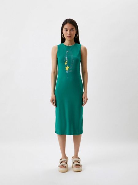 Платье Cavalli Class, зеленое