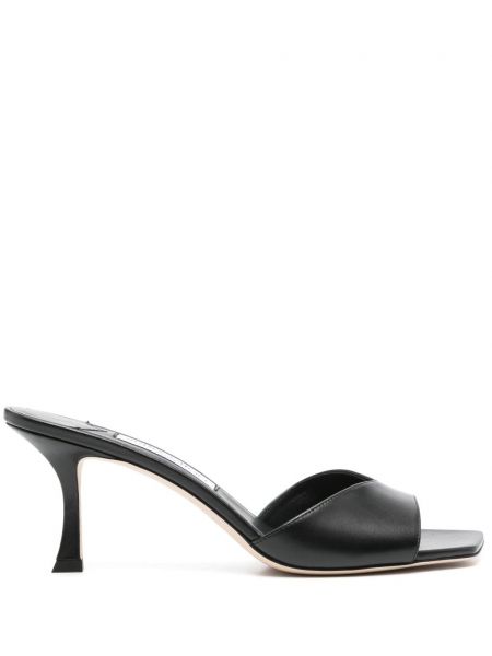 Læder mules Jimmy Choo sort