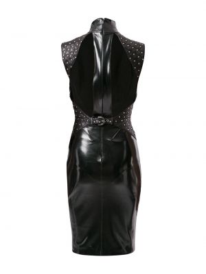 Vestido con apliques Versace Pre-owned negro