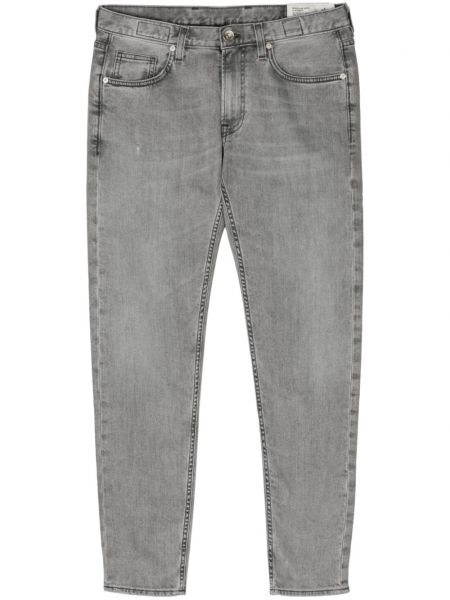Skinny džíny s nízkým pasem Eleventy šedé