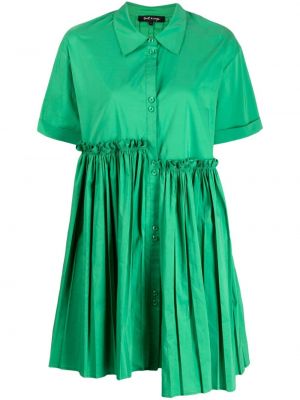 Πλισέ ασύμμετρη φόρεμα Tout A Coup πράσινο