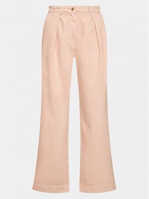 Pantaloni cu croială lejeră Edited roz