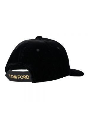 Czapka z daszkiem Tom Ford czarna