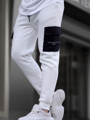 Spodnie sportowe z kieszeniami Madmext szare
