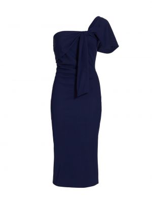 Коктейльное платье с драпировкой Chiara Boni La Petite Robe синее