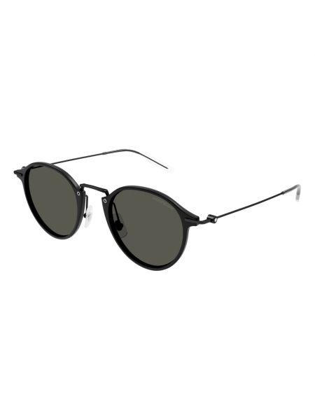 Czarne okulary przeciwsłoneczne Montblanc