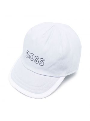 Cappello con visiera con stampa Boss Kidswear blu